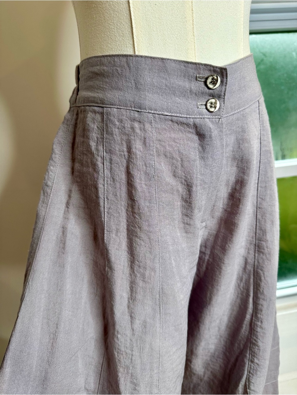 Sarafina Paris Made in France Balloon Harem Pants Gray Size 1 - Picture 2 of 9